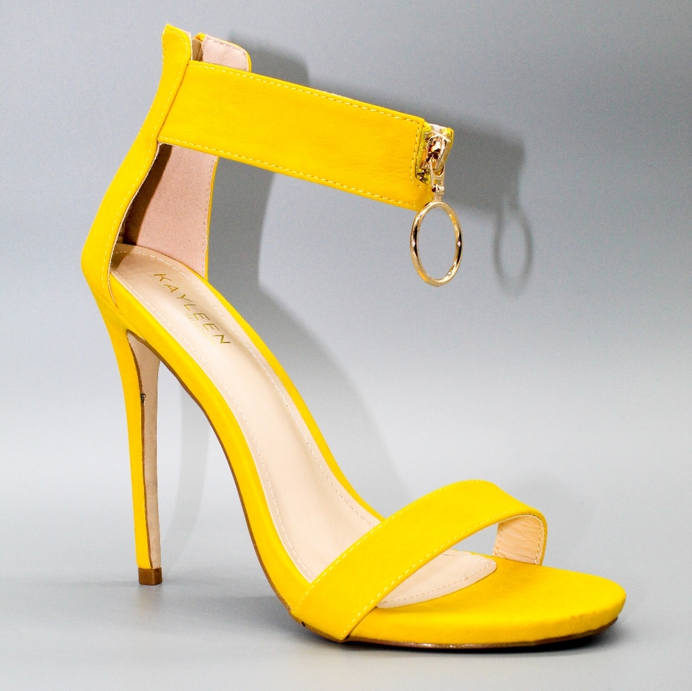 Kayleen Yellow Heels US 8